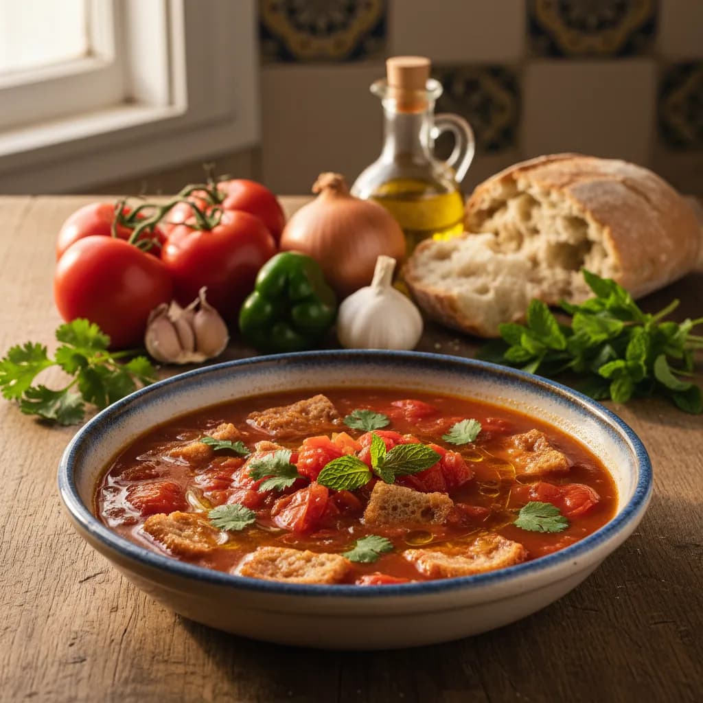 Sopa de Tomate Alentejana