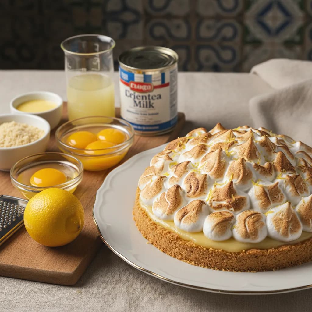 Tarte de Limão Bastante Merengada