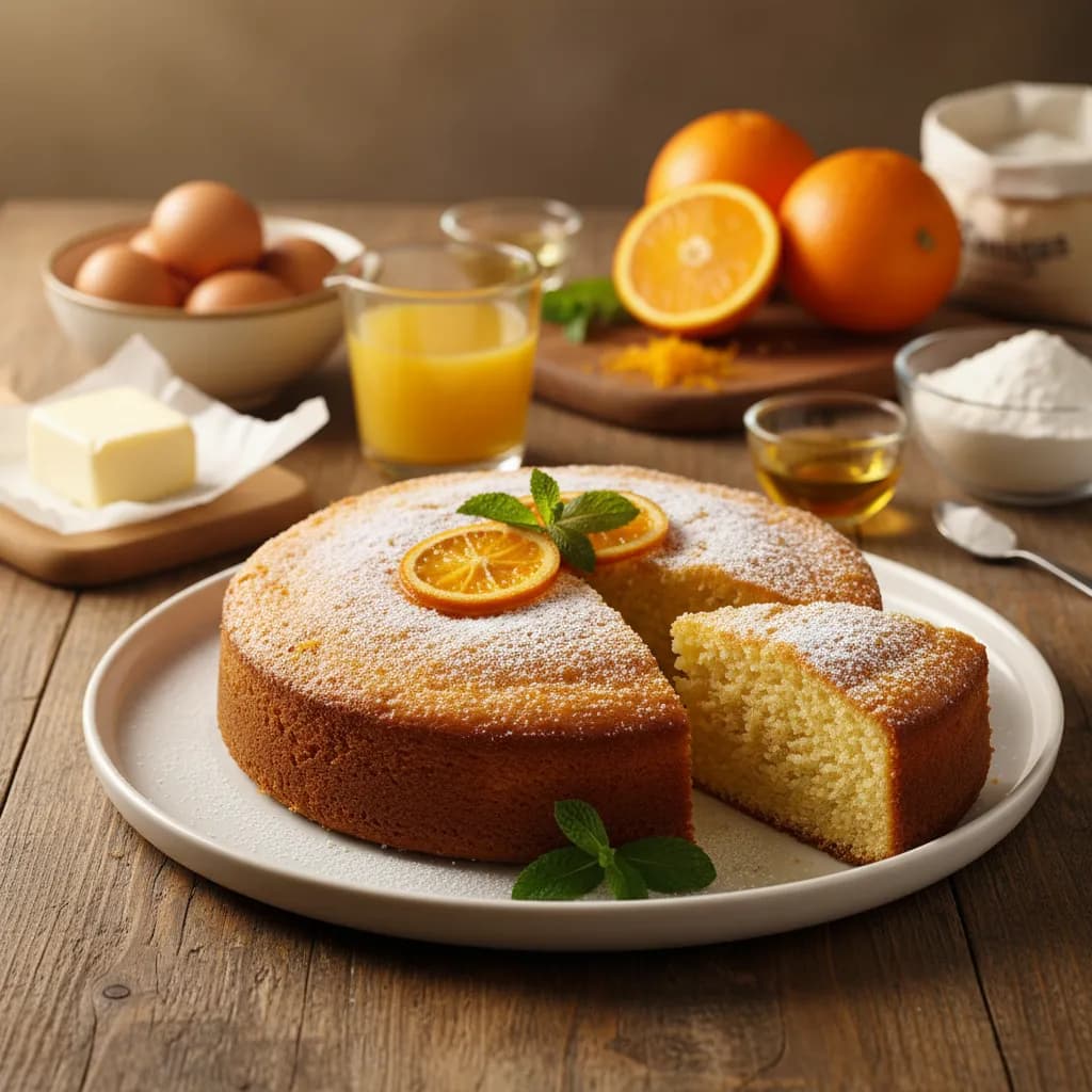 Bolo Fofo de Laranja