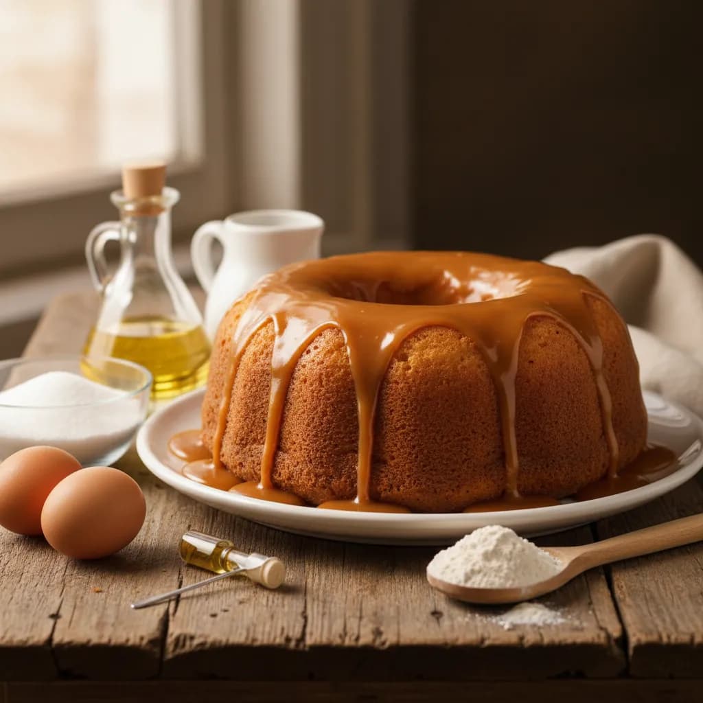 Bolo de Caramelo Delicioso