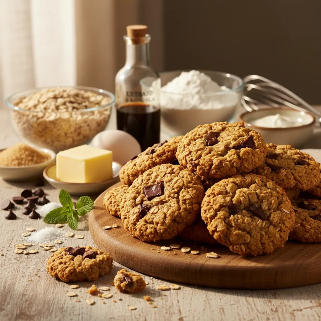 Bolachas de Aveia e Chocolate