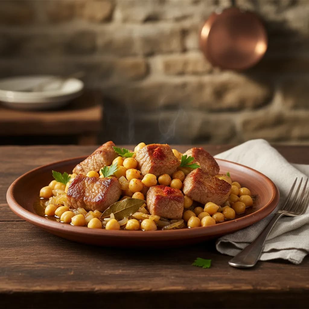 Carne de Porco com Grão