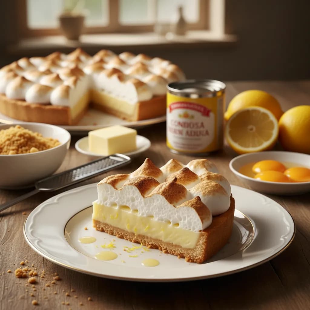 Tarte de Limão com Merengue