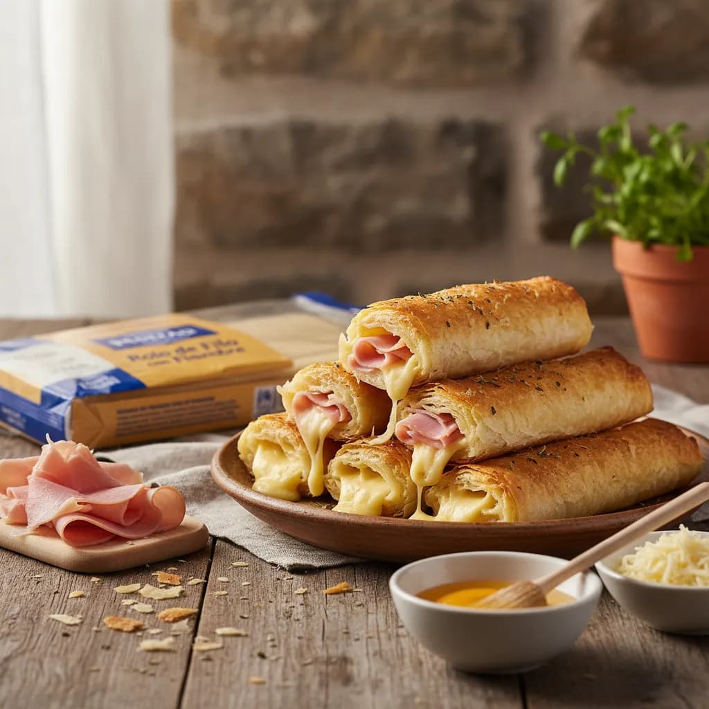Rolo de Filo com Queijo e Fiambre
