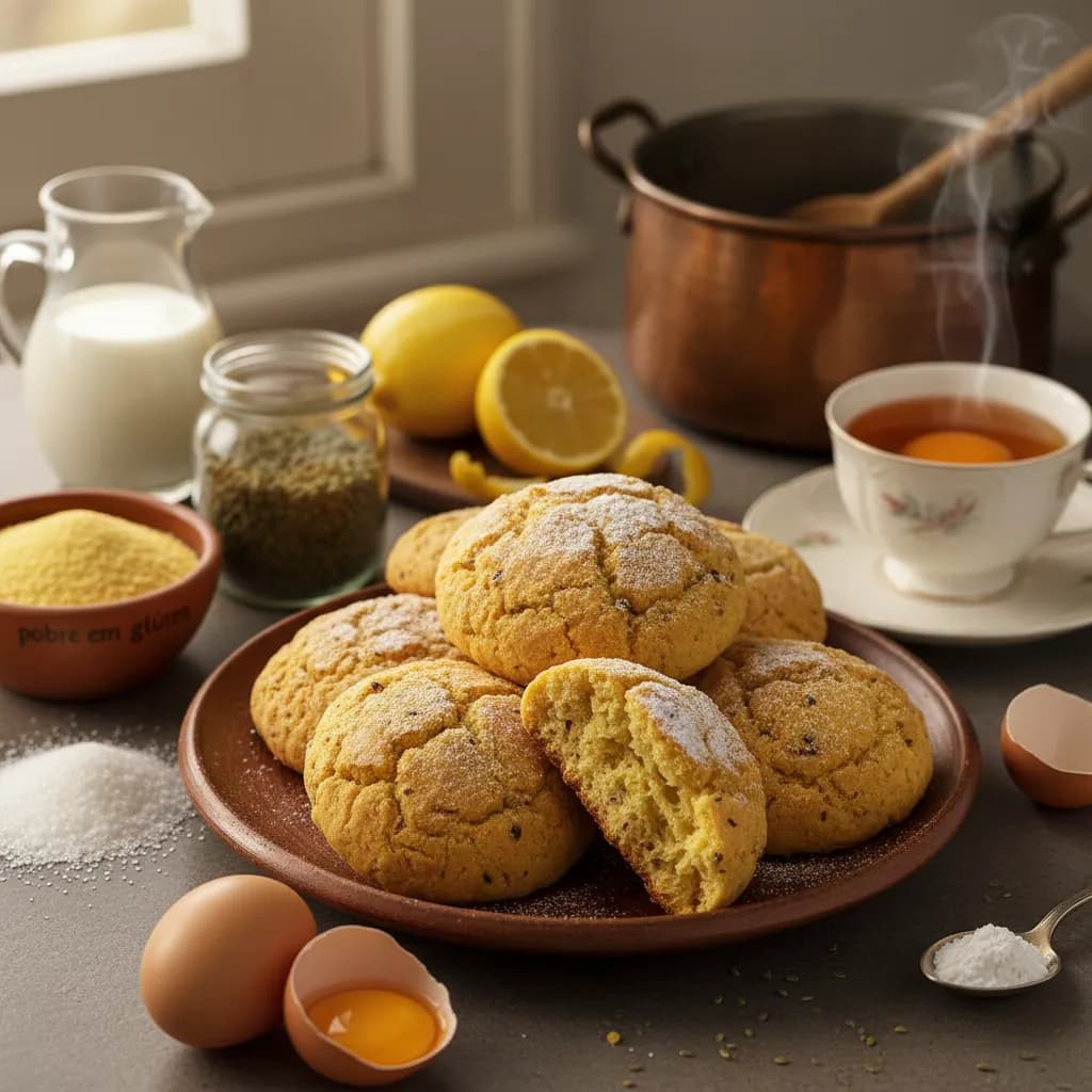 Broas de Milho com Erva-Doce