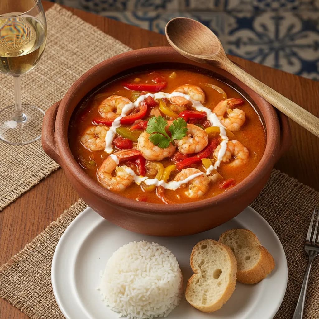Moqueca de Camarão à Portuguesa
