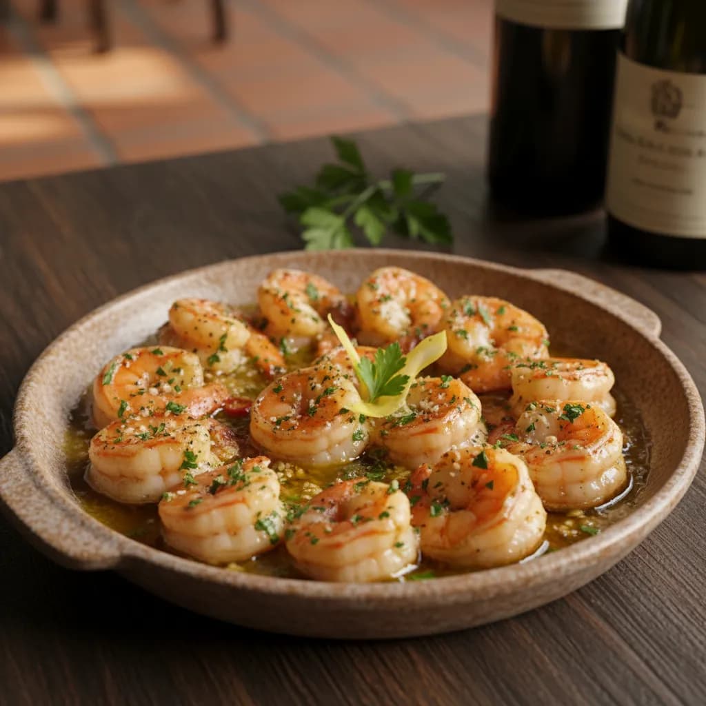 Camarão ao Alho e Salsa