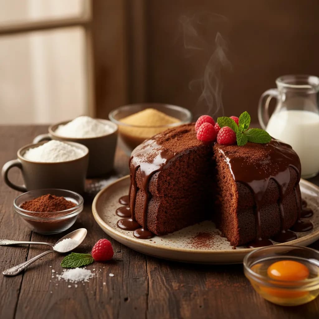 Bolo Nega Maluca Rápido