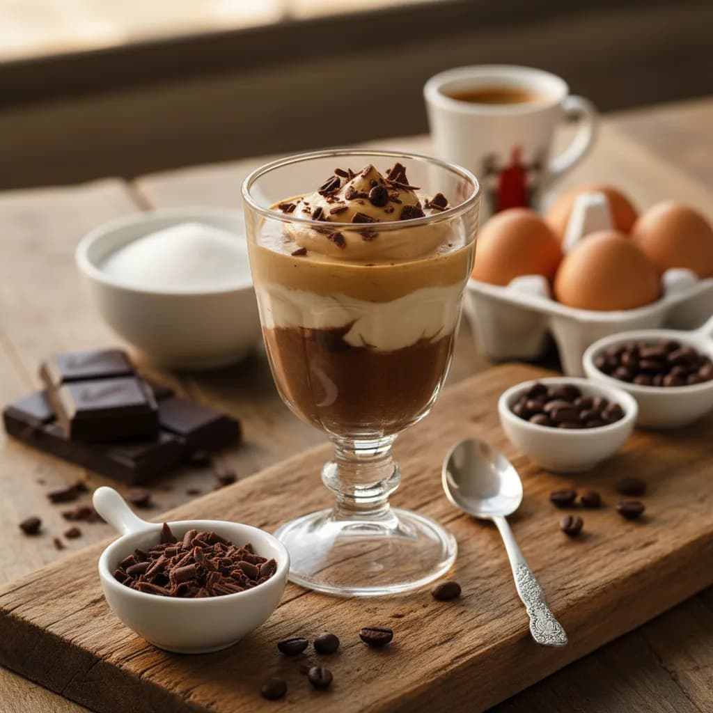 Mousse Tentação de Chocolate e Café