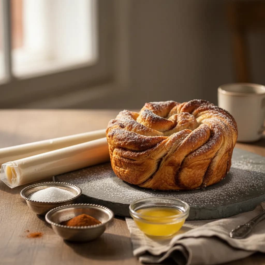 Folar Rápido de Canela em 3 Passos