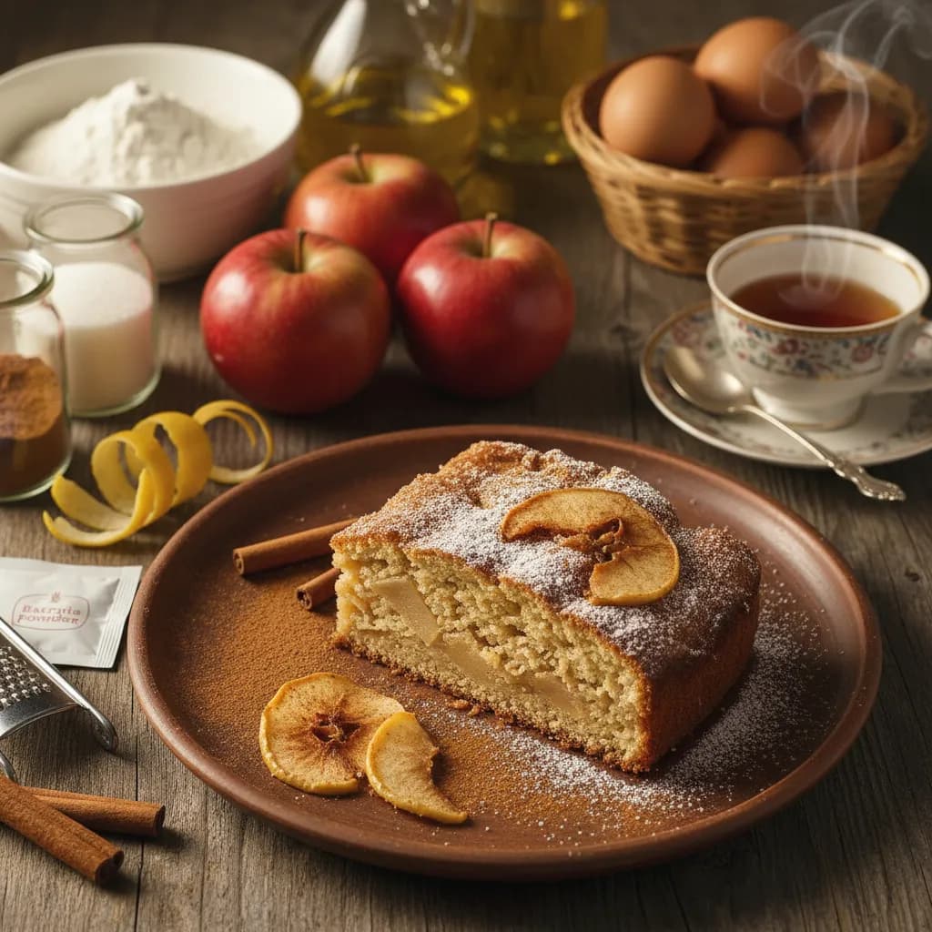 Bolo de Maçã e Canela Tradicional