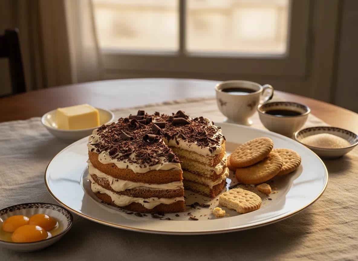 Bolo de Bolacha Rápido e Delicioso