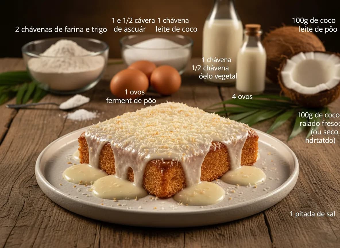 Bolo de Coco Ensopado