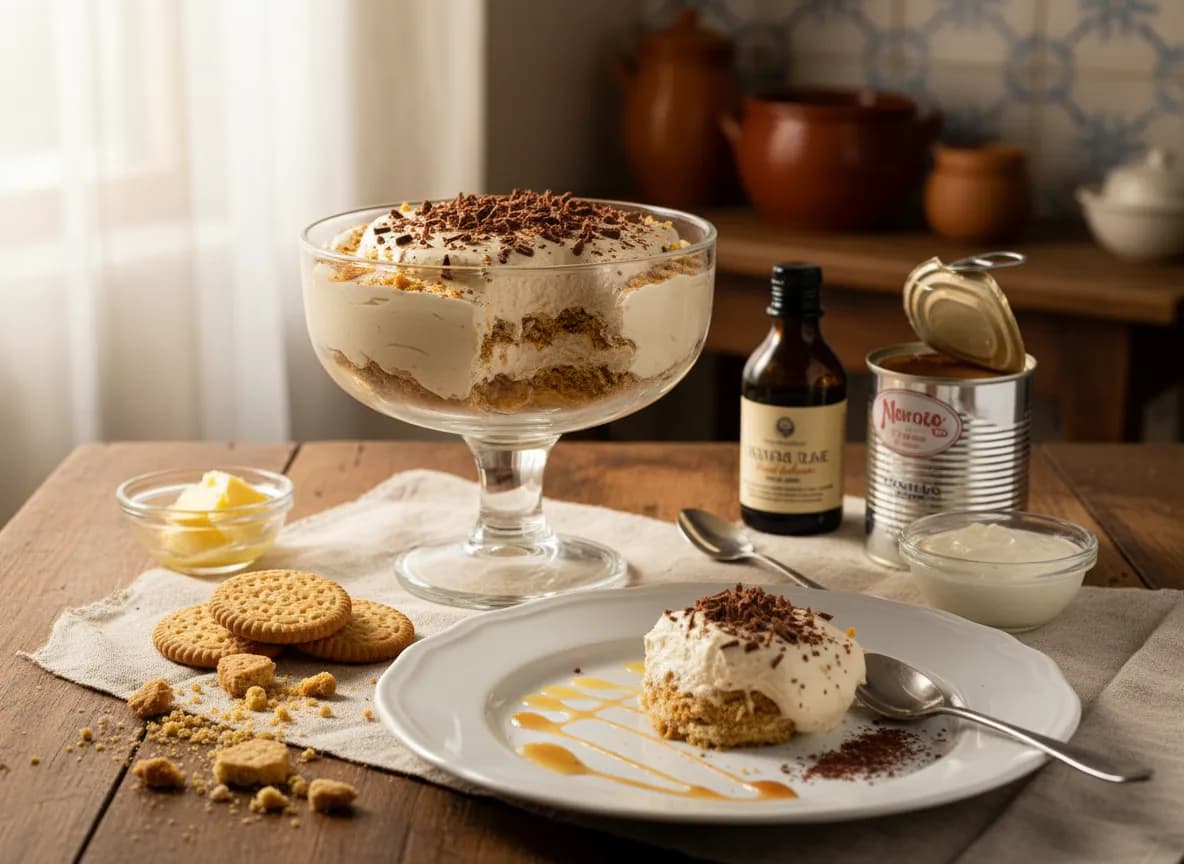 Mousse Deliciosa de Bolacha Maria