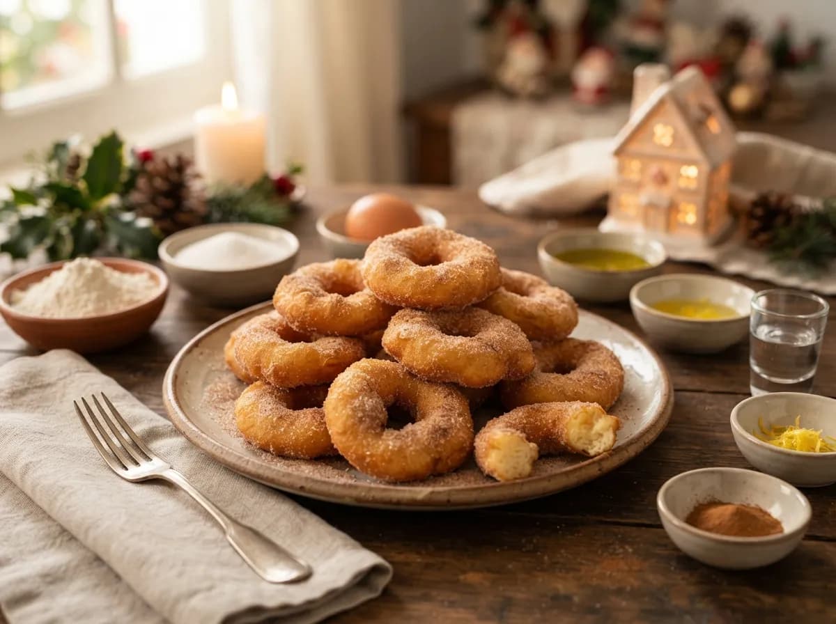 Argolinhas Fritas de Natal
