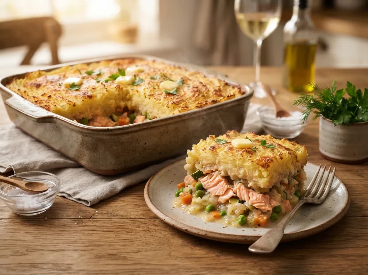 Empadão de Salmão Cremoso