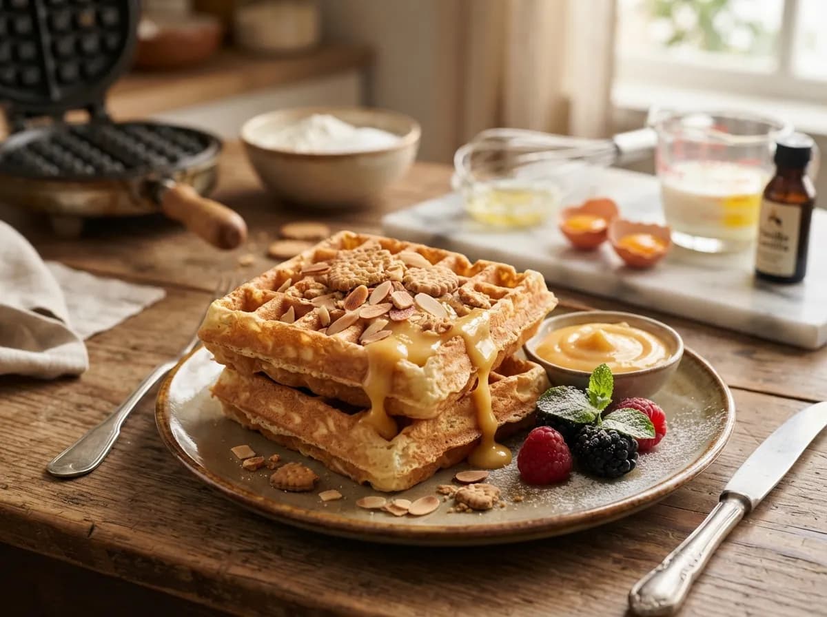 Waffles Caseiros Fofos e Crocantes