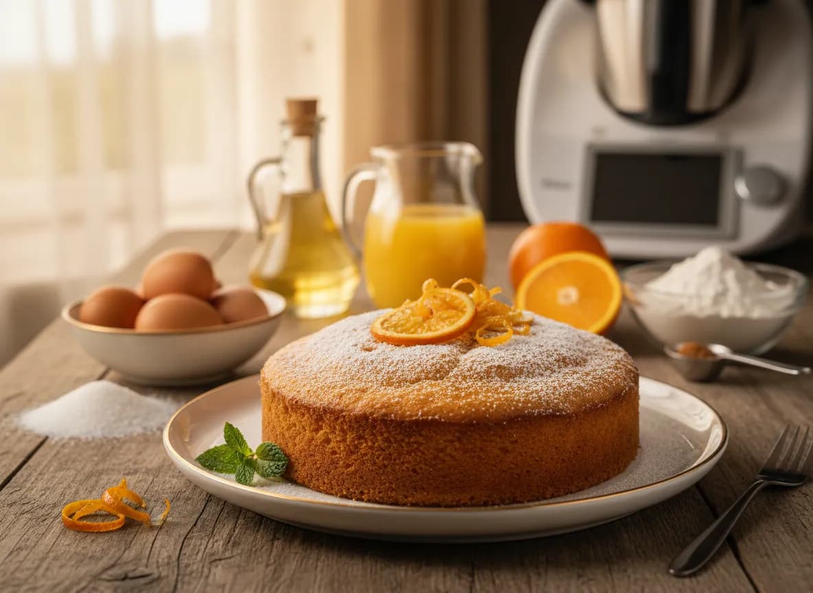 Bolo de Laranja Bimby