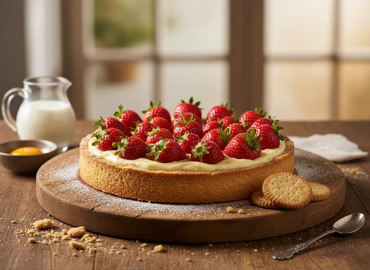Tarte de Morangos Frescos