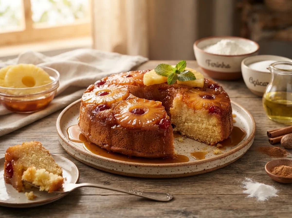 Bolo de Ananás Molhadinho