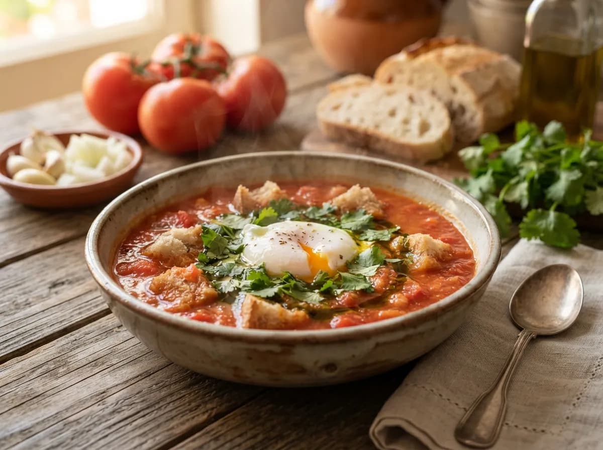 Sopa de Tomate à Alentejana