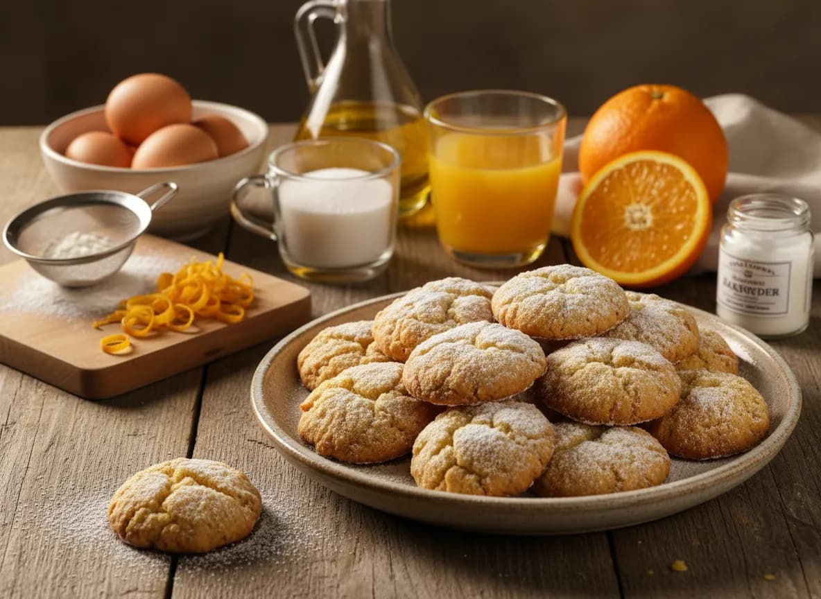 Biscoitos de Laranja