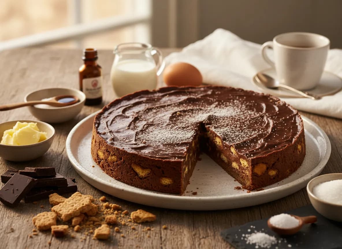 Tarte de Salame de Chocolate