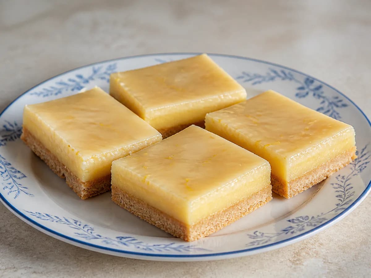 Barritas de Limão Glaceadas