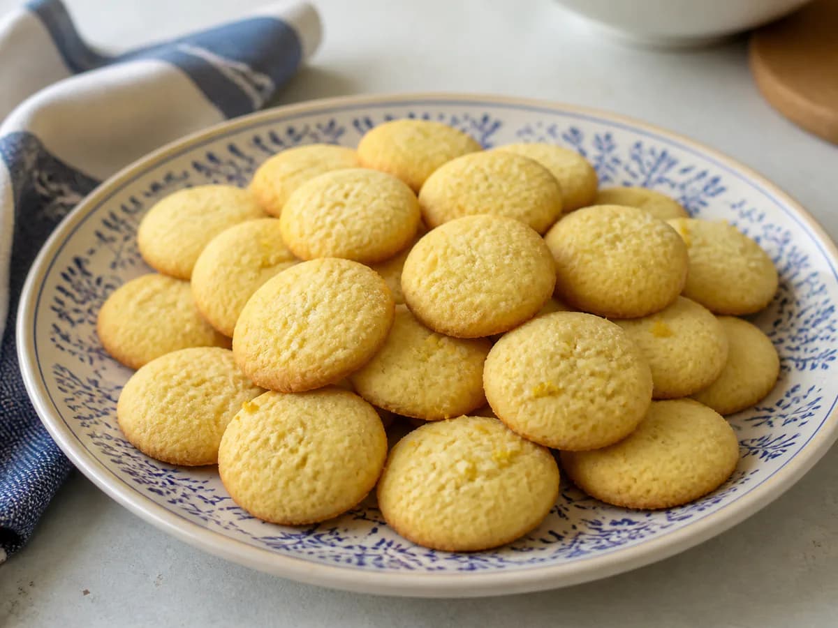 Biscoitos Simples de Limão