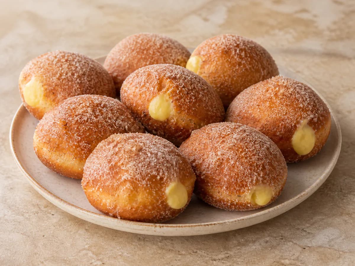 Bolas de Berlim (Sonhos de Creme)