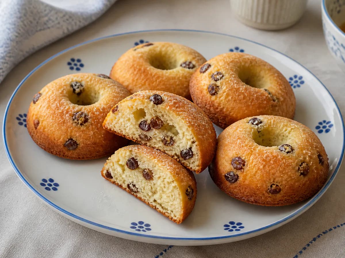 Bolinhos de Limão com Passas