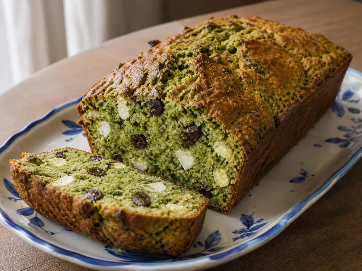 Bolo Salgado de Espinafres, Feta e Passas