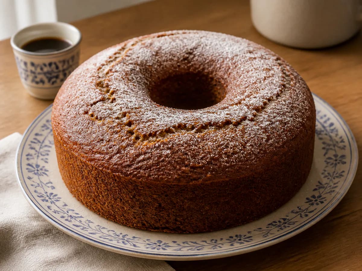 Bolo de Café e Mel