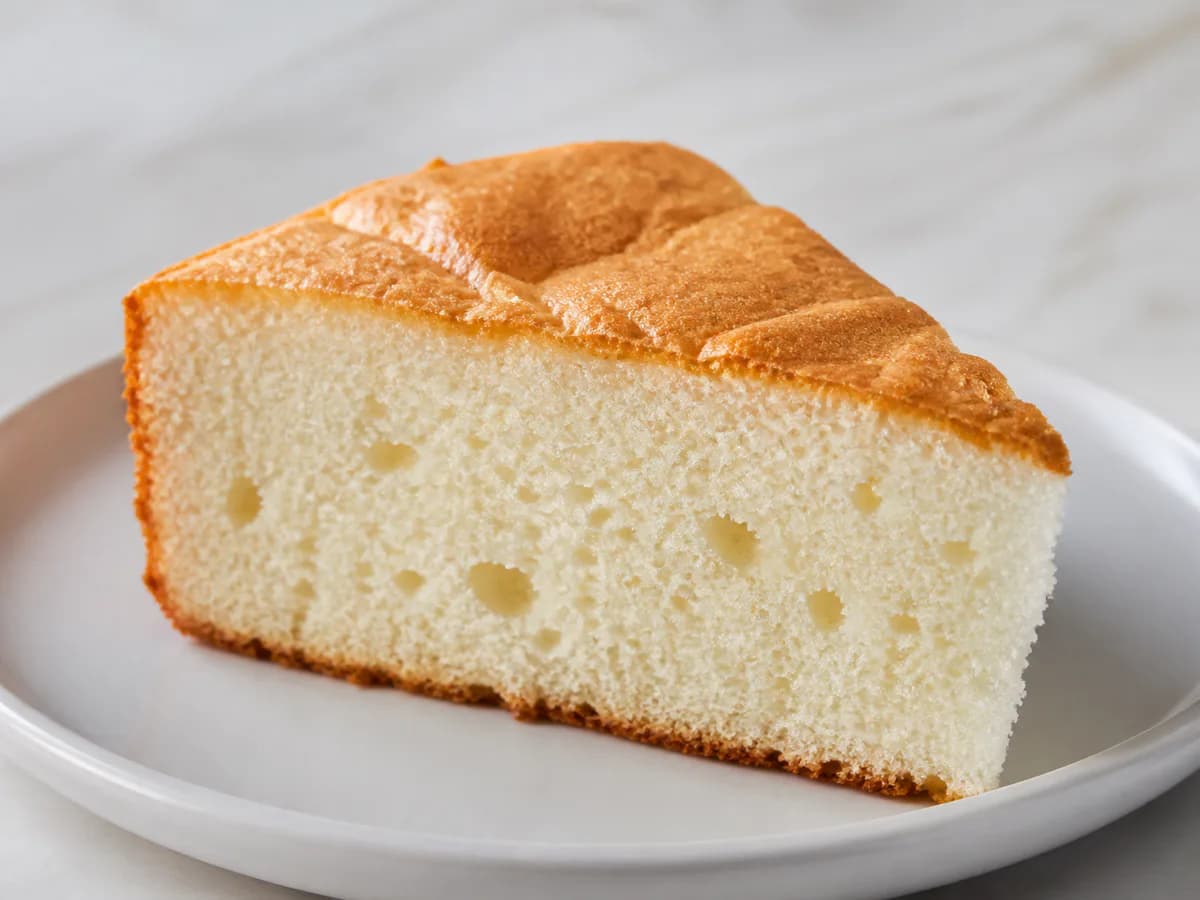 Pormenor de uma porção de Bolo de Claras