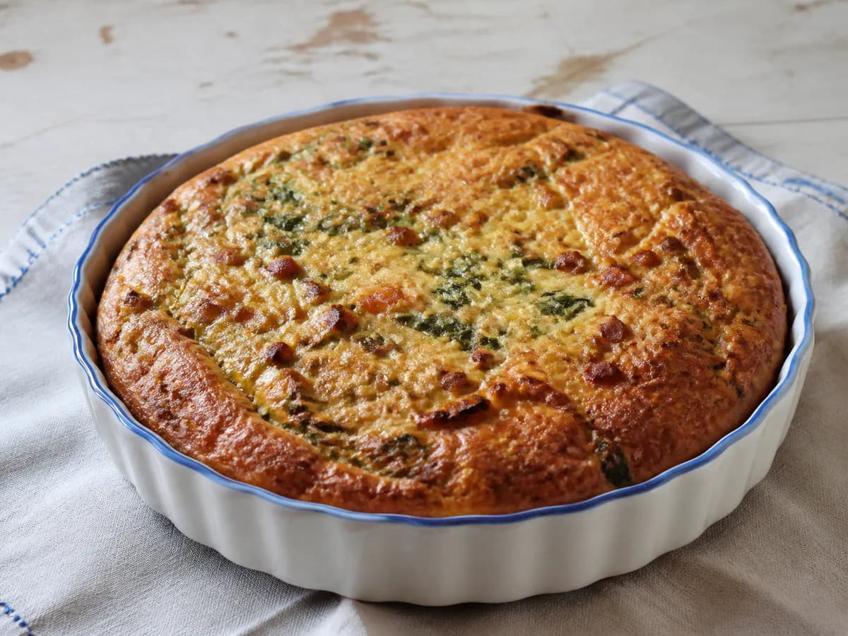 Bolo de Couve e Bacon