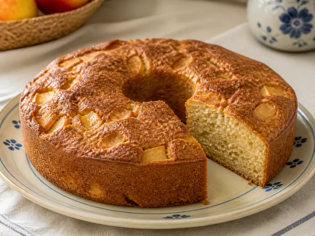 Bolo de Maçã e Canela