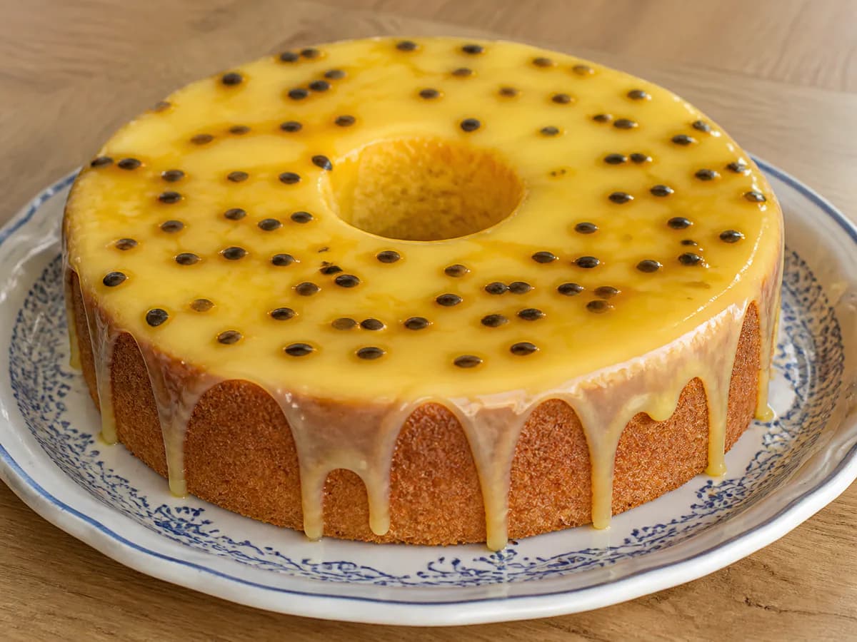 Bolo de Maracujá Delicioso