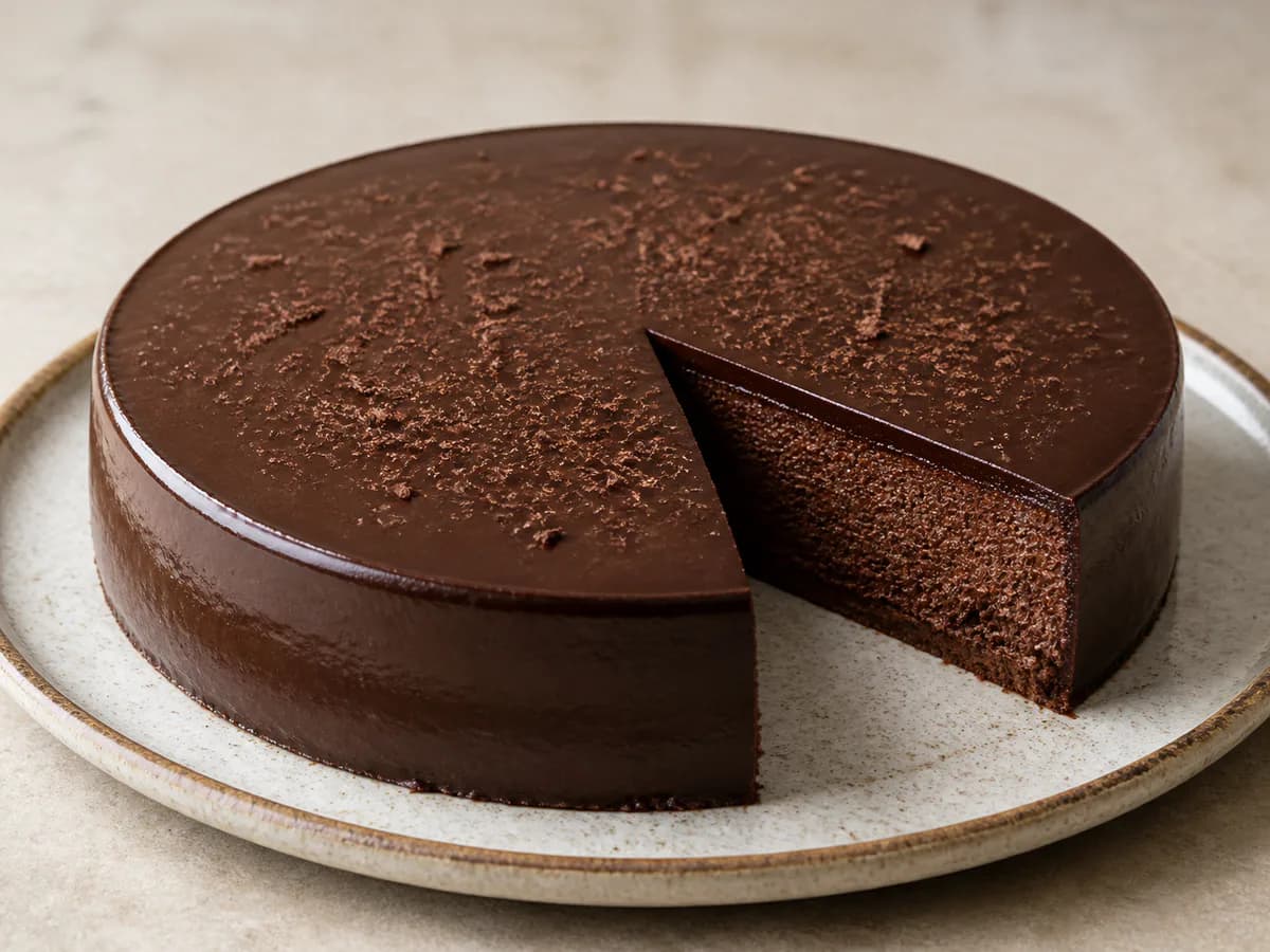 Bolo Mousse de Chocolate Intenso
