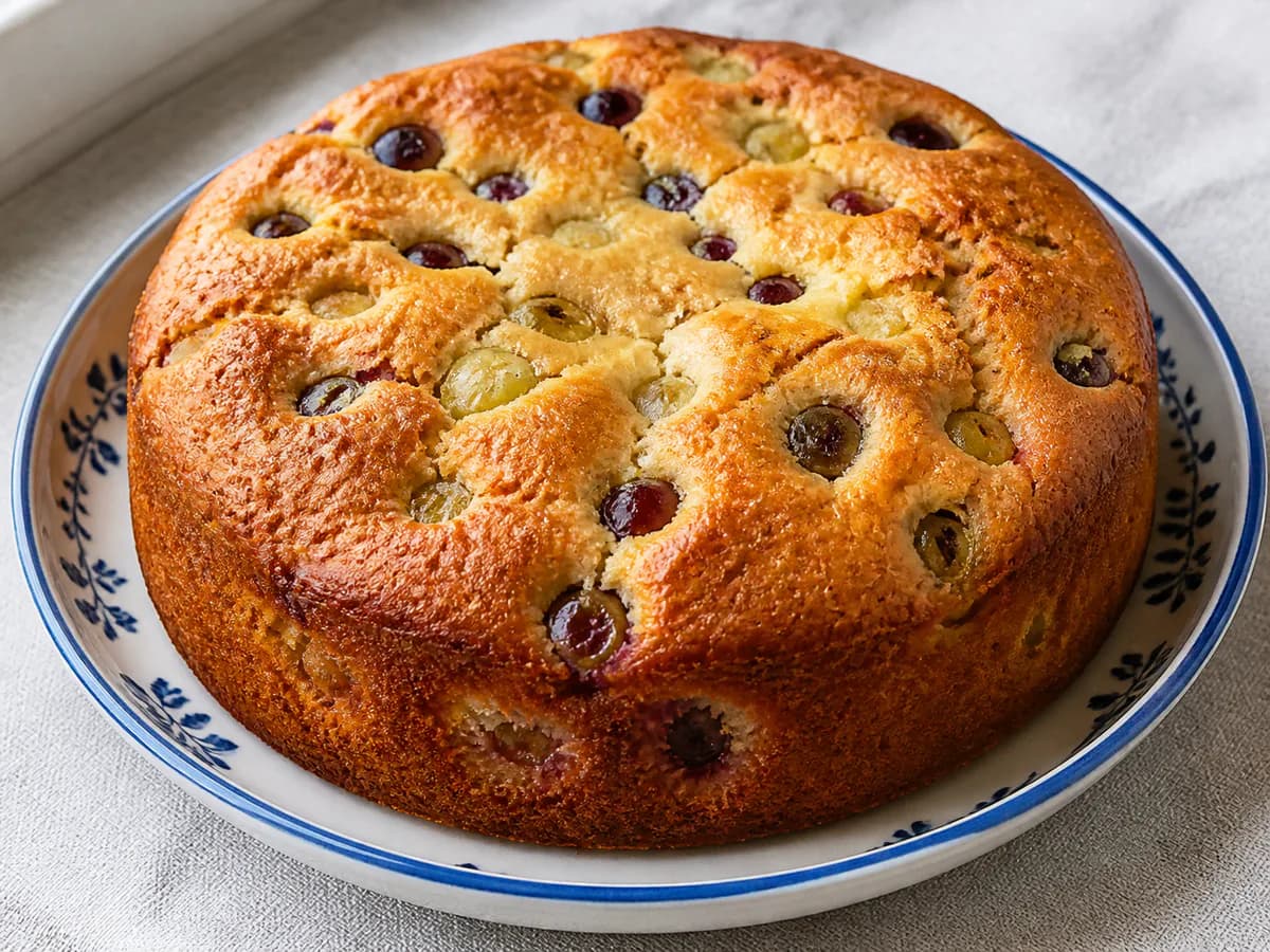 Bolo de Uvas Suculentas