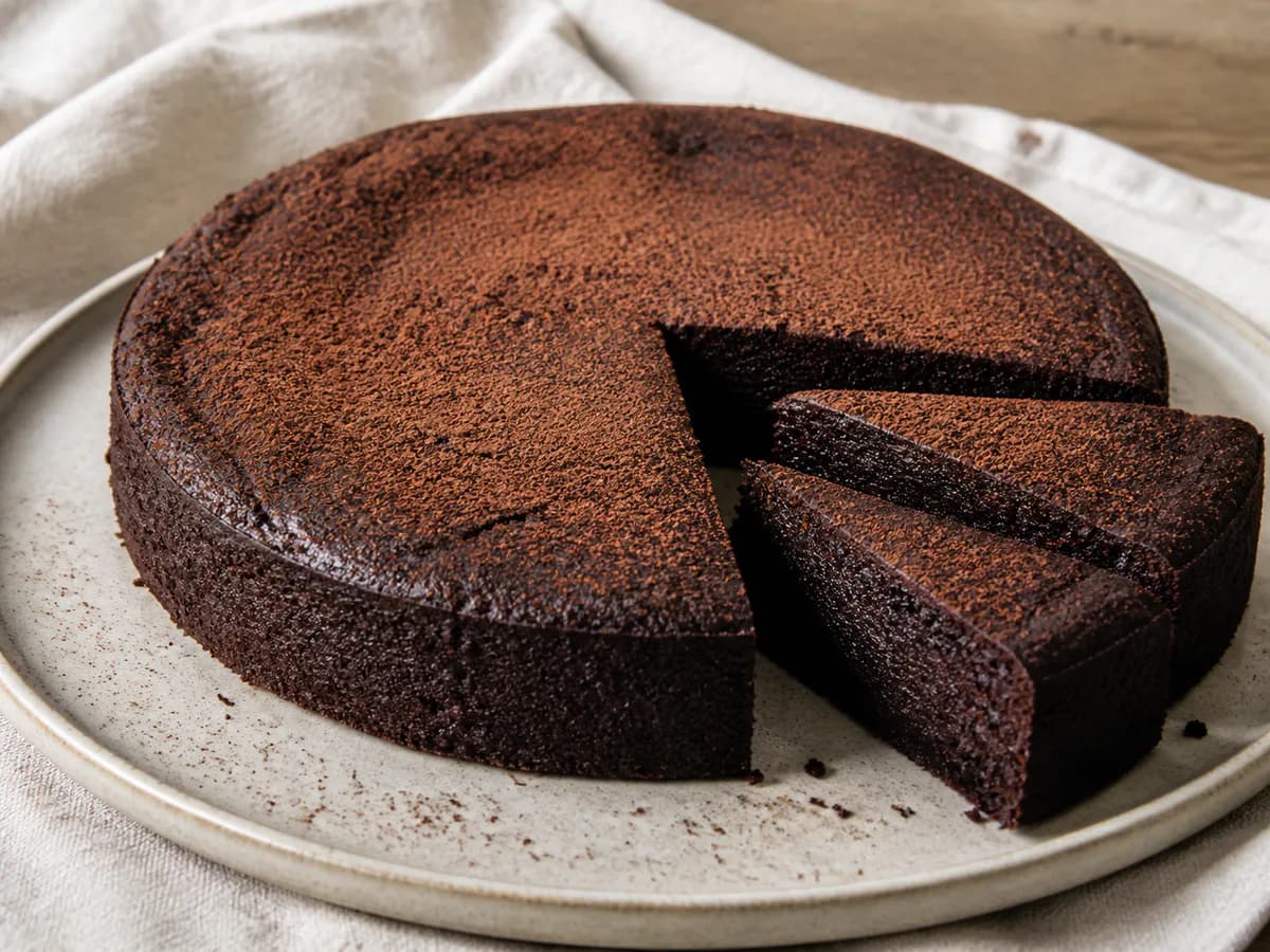 Bolo Fino de Chocolate Negro