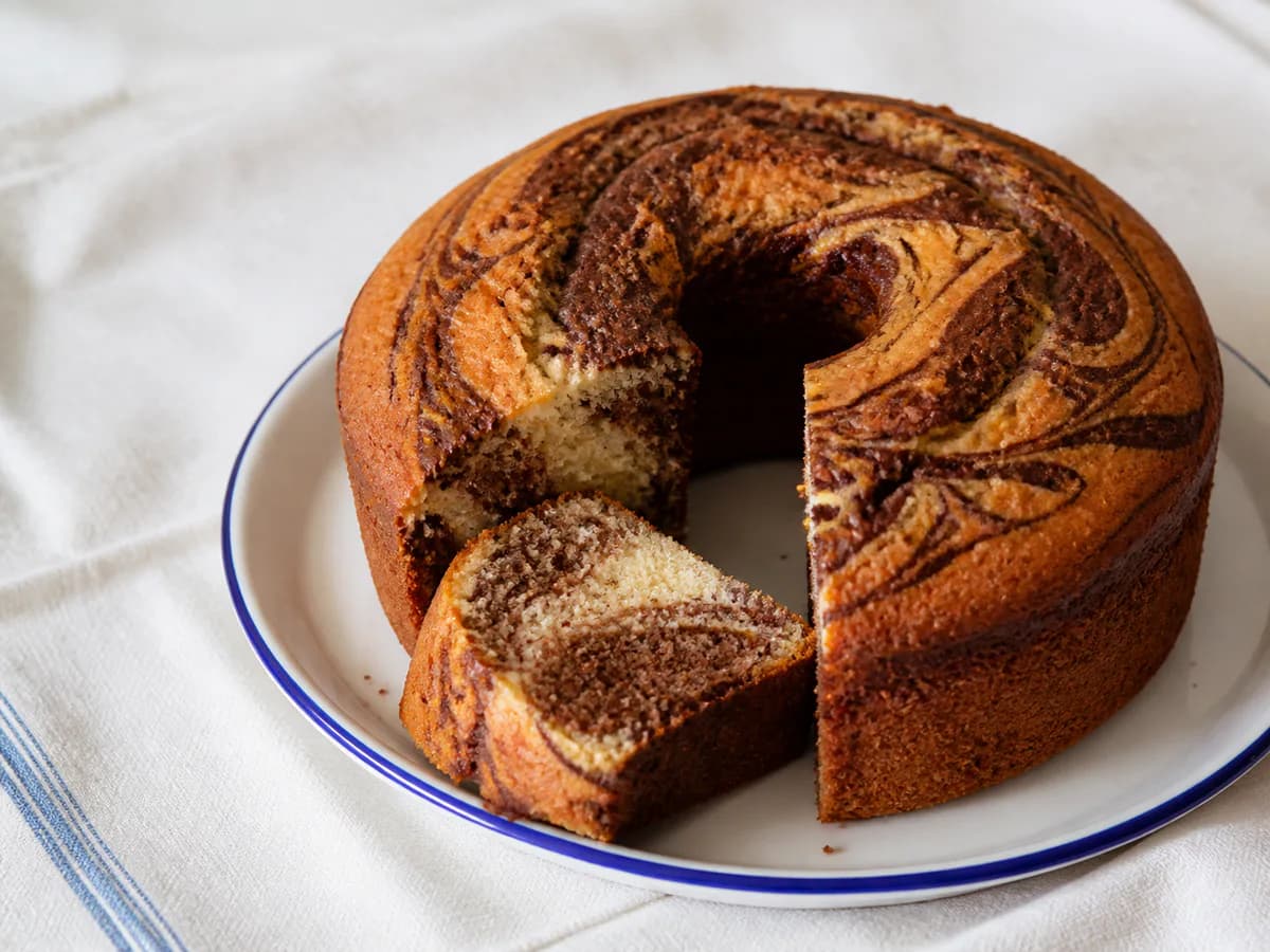Bolo Mármore de Iogurte