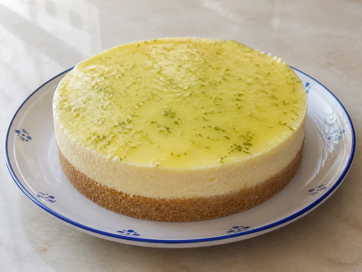 Cheesecake de Lima Refrescante