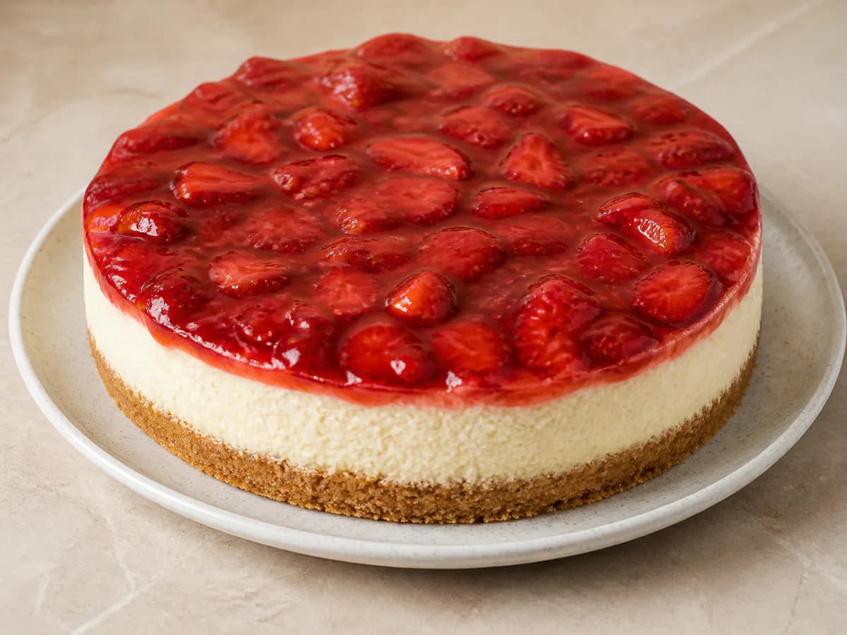 Cheesecake de Morango Cremoso