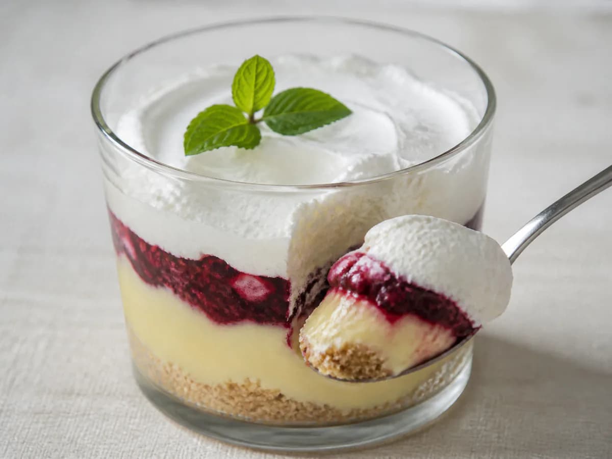 Pormenor de uma porção de Doce da Casa em 2 Versões