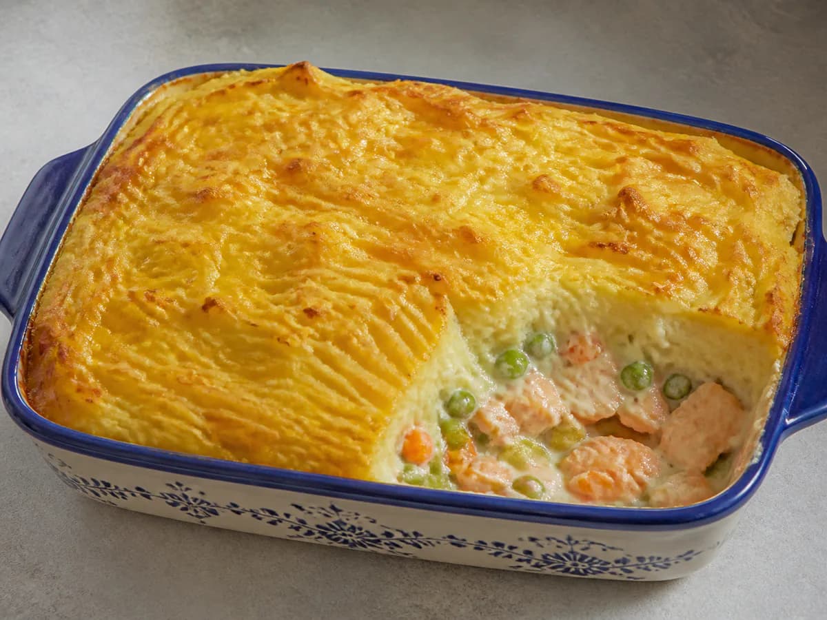 Empadão de Salmão Cremoso