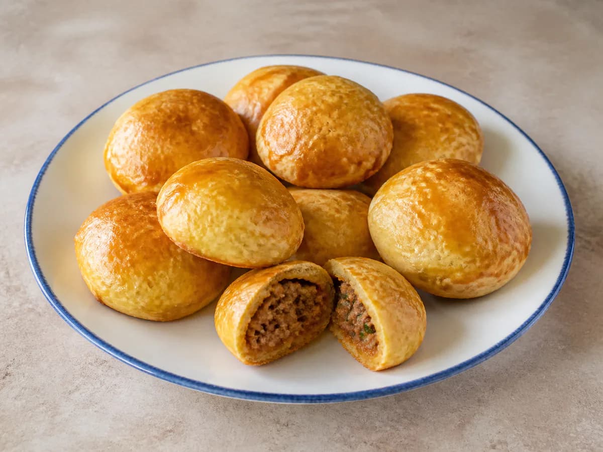 Empadas de Batata Doce com Carne Picada
