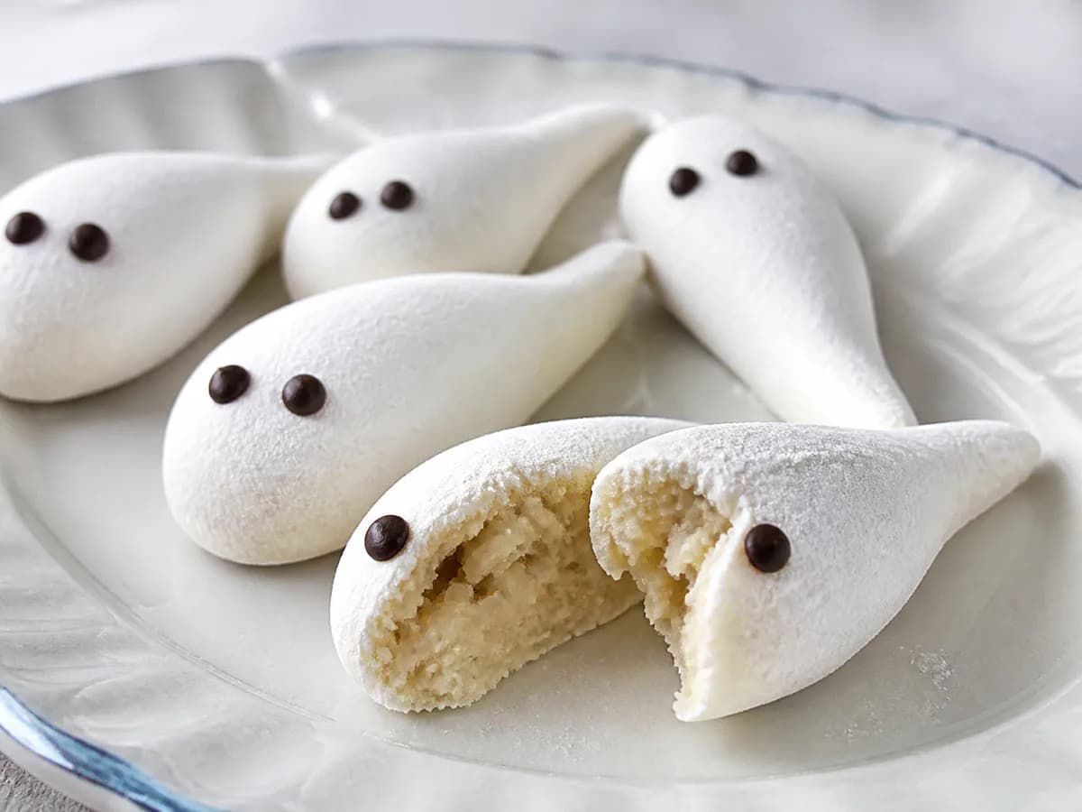 Pormenor de uma porção de Fantasmas Doces