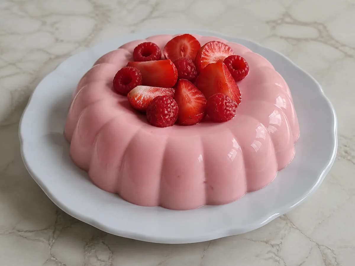 Gelatina com Iogurte Cremoso