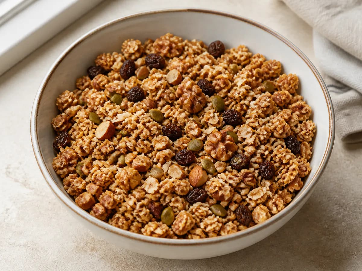 Granola Caseira à Portuguesa