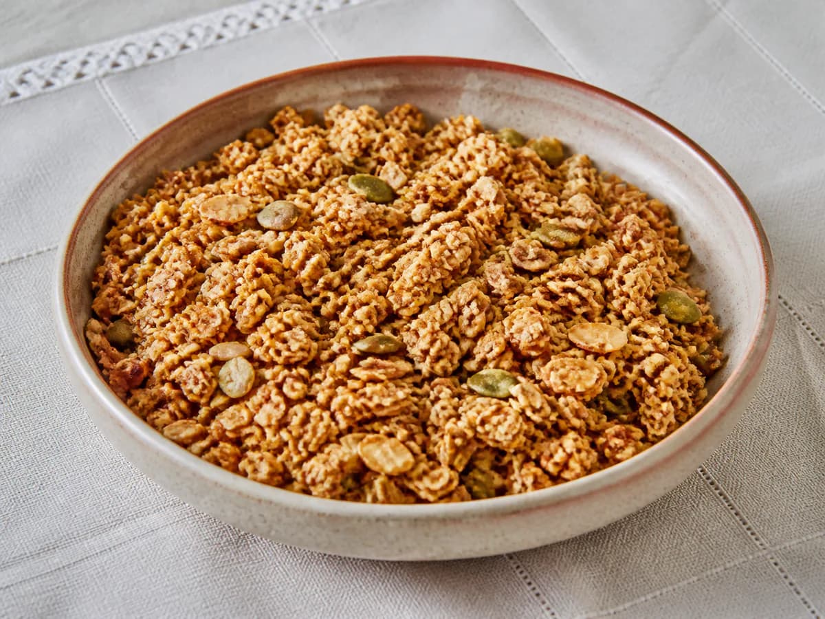 Granola Caseira de Mel e Amêndoas
